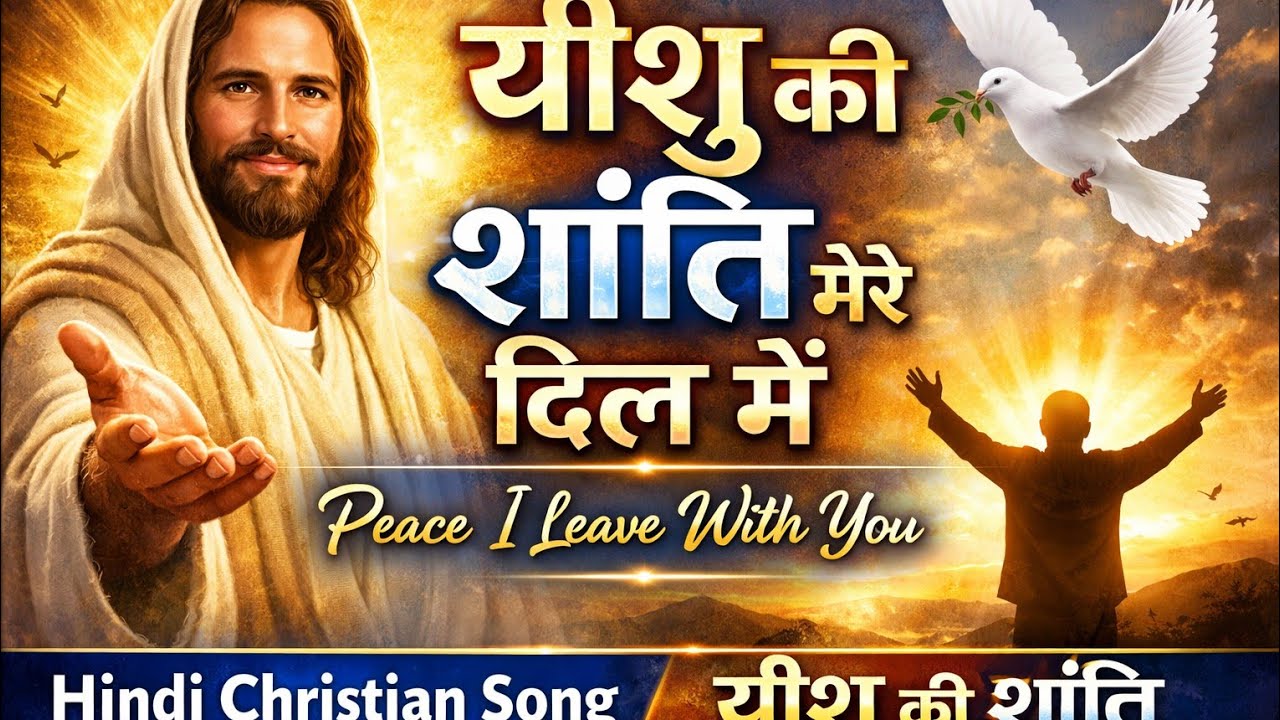 यीशु की शांति मेरे दिल में | Peace I Leave With You | Hindi Christian Worship Song