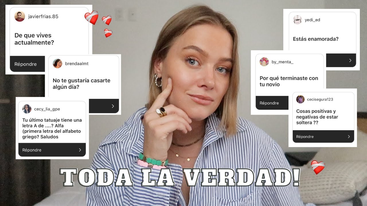 Q&A : Contestando TODAS sus preguntas (hasta las más indiscretas). Mi break-up, amor, nuevos tattoos
