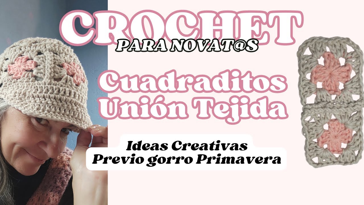 Cuadradito y Unión Tejida #crochetprincipiantes #granny #uniontejida #grannysquare