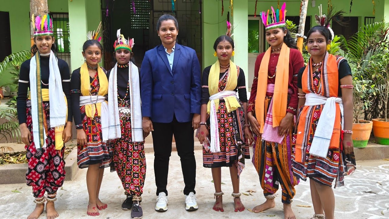 Koraputia song dance by RNGP HS 8th class students