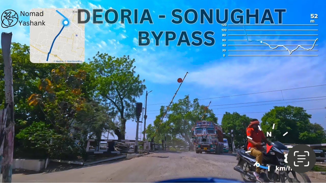 DEORIA SONUGHAT BYPASS | ROAD CONDITION AND BEAUTIFUL LANDSCAPE