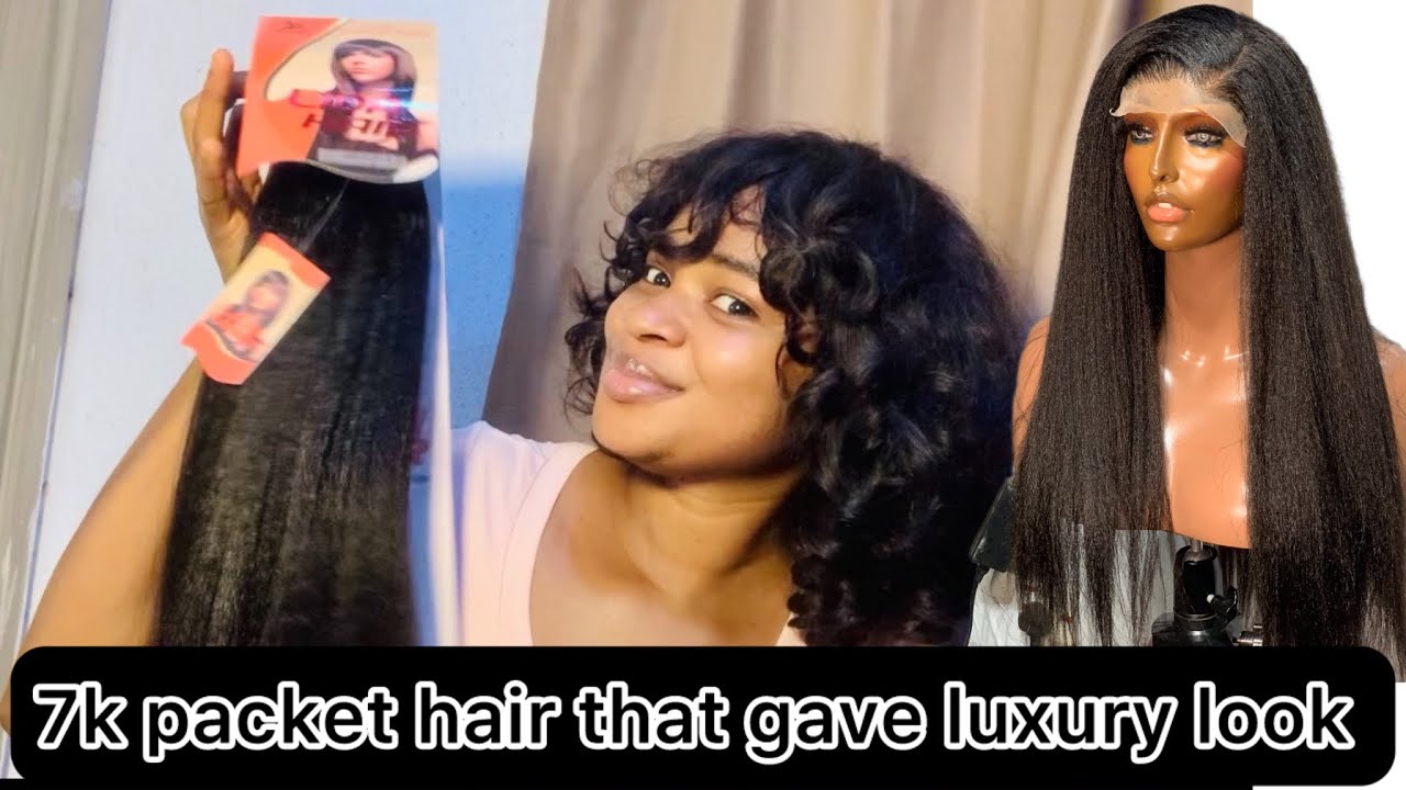 Lida packet hair review 7k wig but very nice textured