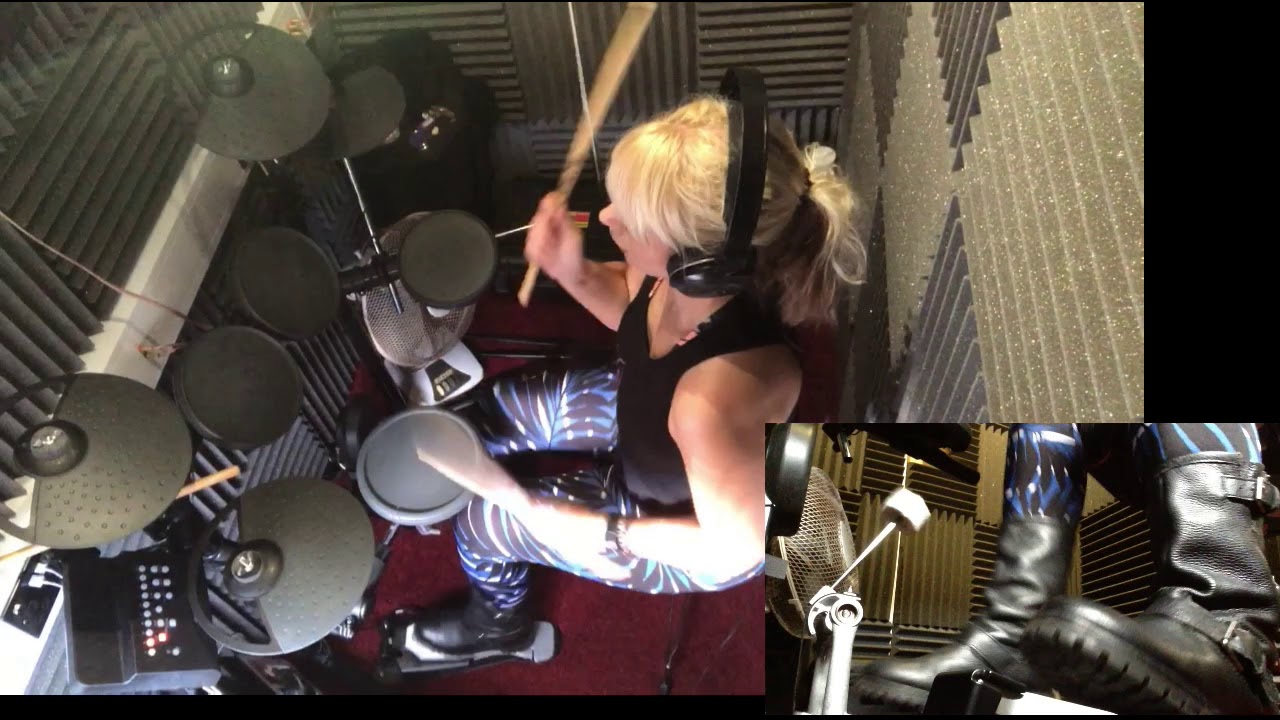 Blondie - Atomic 7minute drum cover (play along) (Vernyoga)