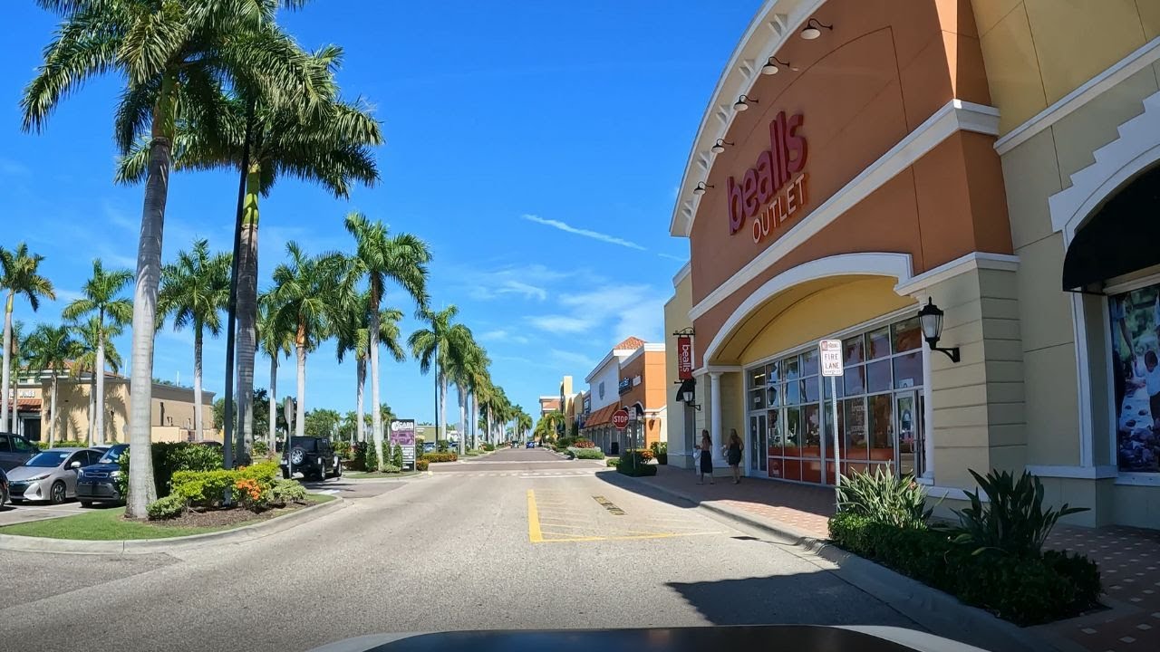 Drive From Wellen Park to Cocoplum Village Shops, North Port Florida (4K)