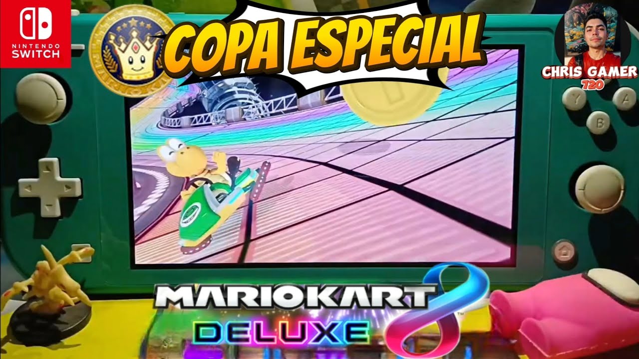 Mario Kart 8 Deluxe | Copa Especial 150cc ⭐⭐⭐ en Nintendo Switch Lite en 2026 usando el Control PRO
