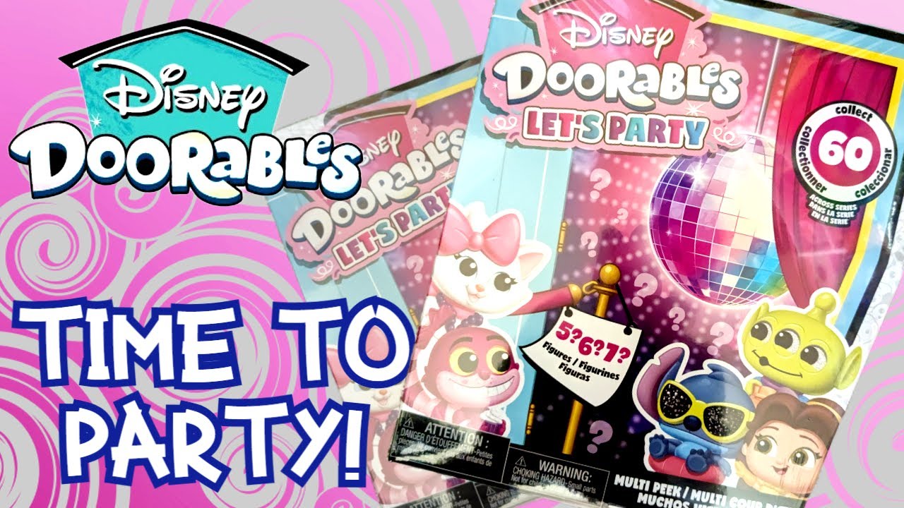 Disney Doorables Let's Party Mega Peek | Party Animals! | Bored House Flies Review