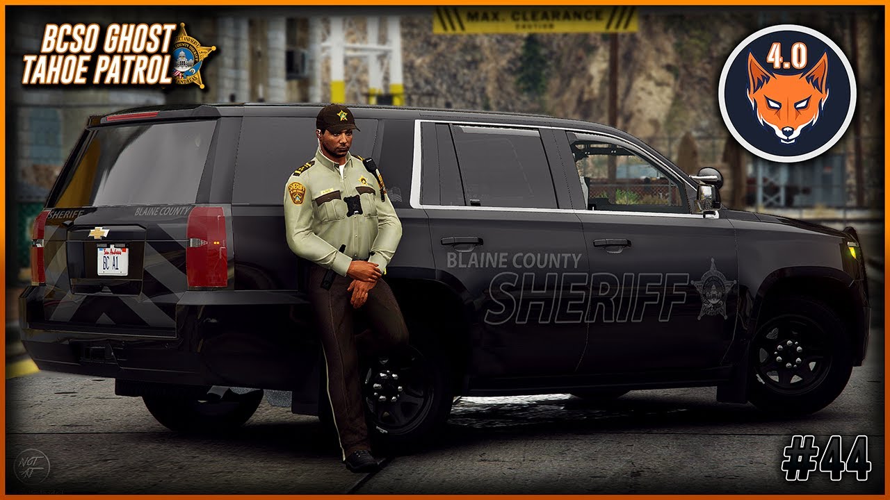 FiveM LEO RP | Day 44 - BCSO Sheriff Ghost Tahoe Patrol: Traffic Stops & Investigations (MLRP 4.0)