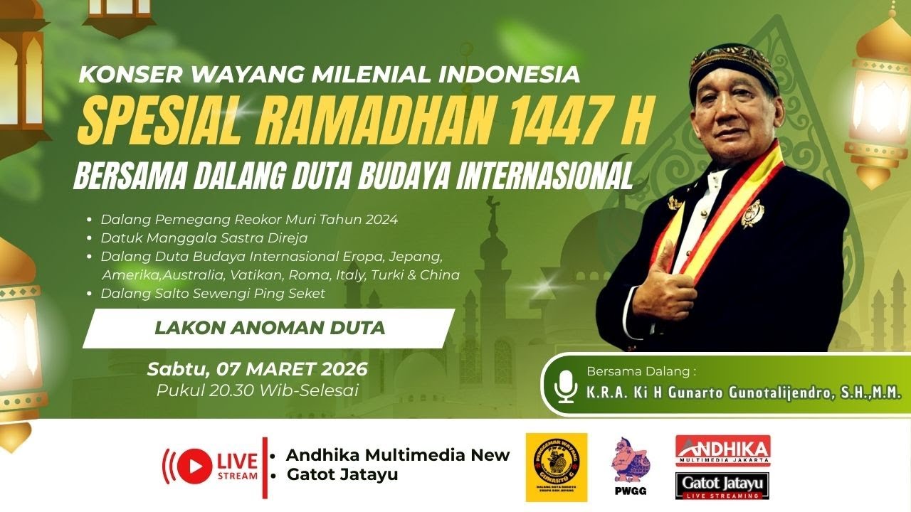 Konser Wayang Milenial Spesial Ramadhan 1447 H || Ki Gunarto Gunotalijendro 