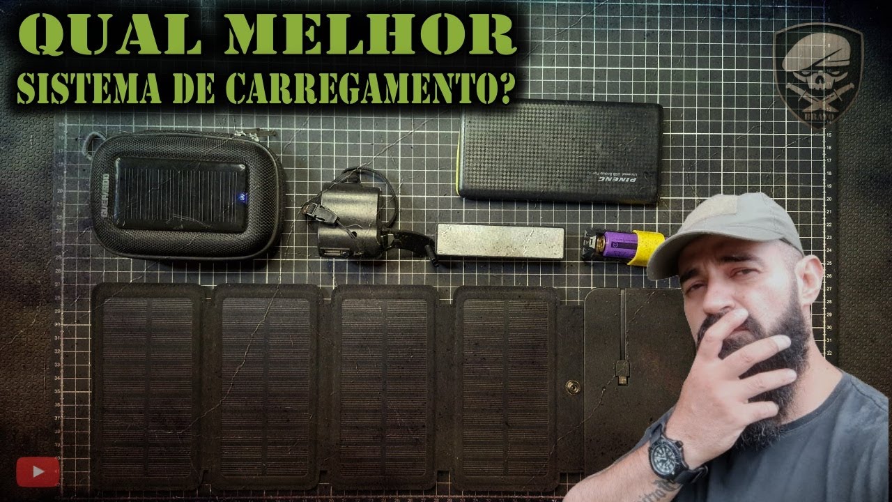 O segredo para nunca mais ficar sem bateria! Carregador solar...