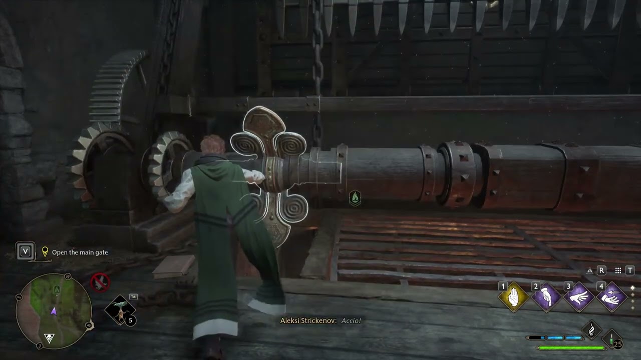 How To Open gate at high keep for natty, Hogwarts Legacy