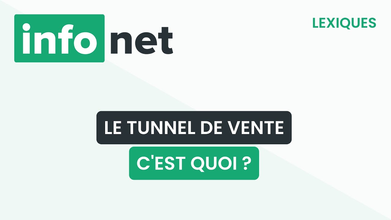 Le tunnel de vente, c'est quoi ? (définition, aide, lexique, tuto, explication)