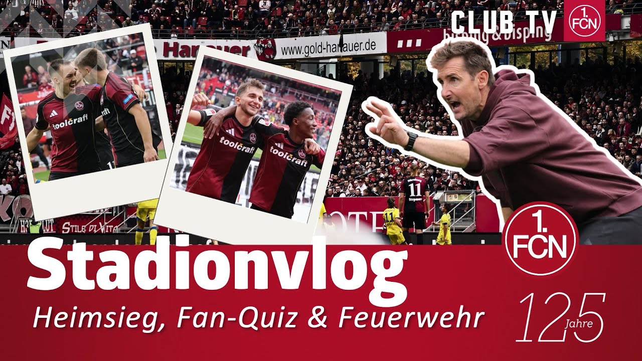 Neue KLOSE-CAM bei HEIMSIEG gegen den BTSV😍🙏 | STADIONVLOG Nürnberg - Braunschweig | 1. FC Nürnberg