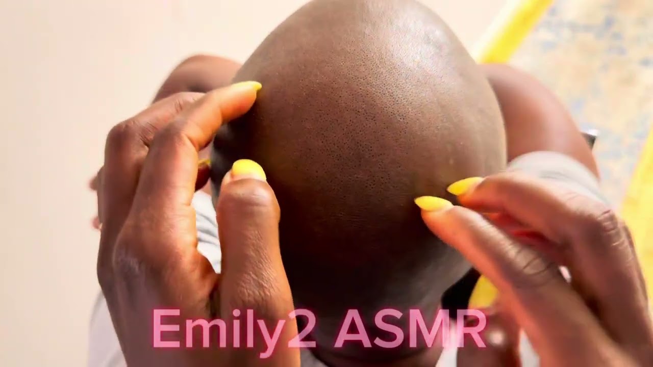 ASMR Scalp Scratching #notalking 