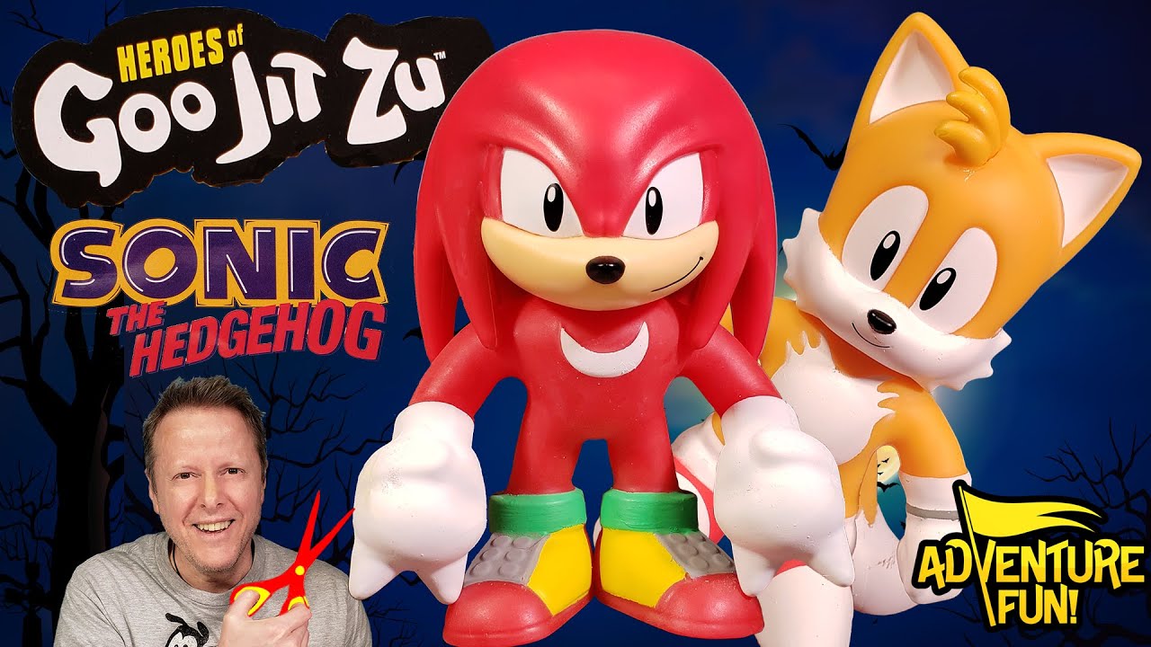 Что внутри Heroes of Goo Jit Zu Sonic The Hedgehog Knuckles & Tails Adventure Fun Toy review!
