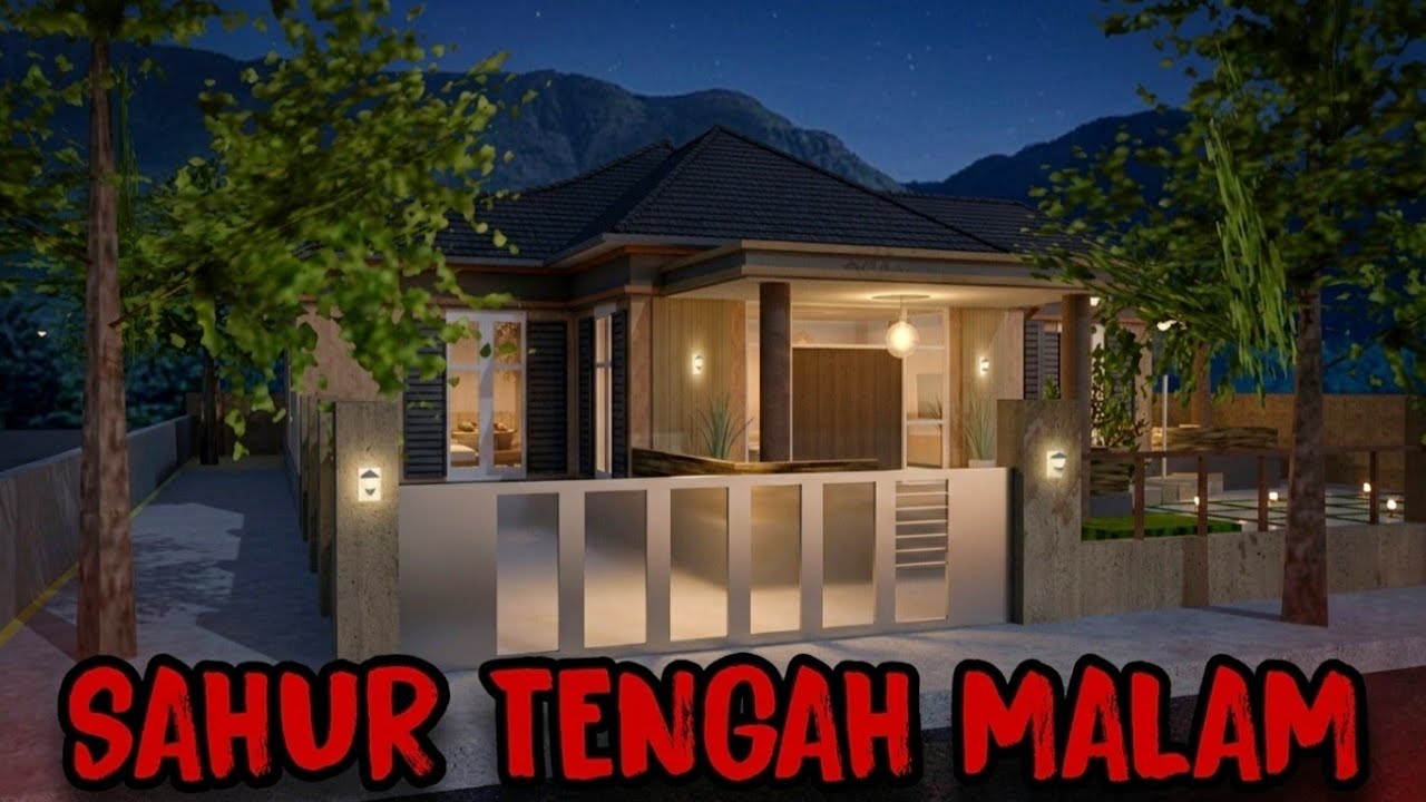 SAHUR TENGAH MALAM || HORROR MOVIE SAKURA SCHOOL SIMULATOR