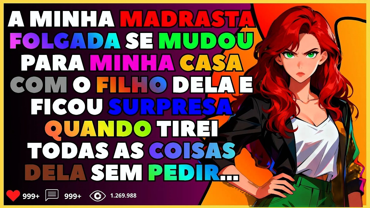A minha madrasta folgada se mudou para minha casa com o filho dela e ficou surpresa quando...