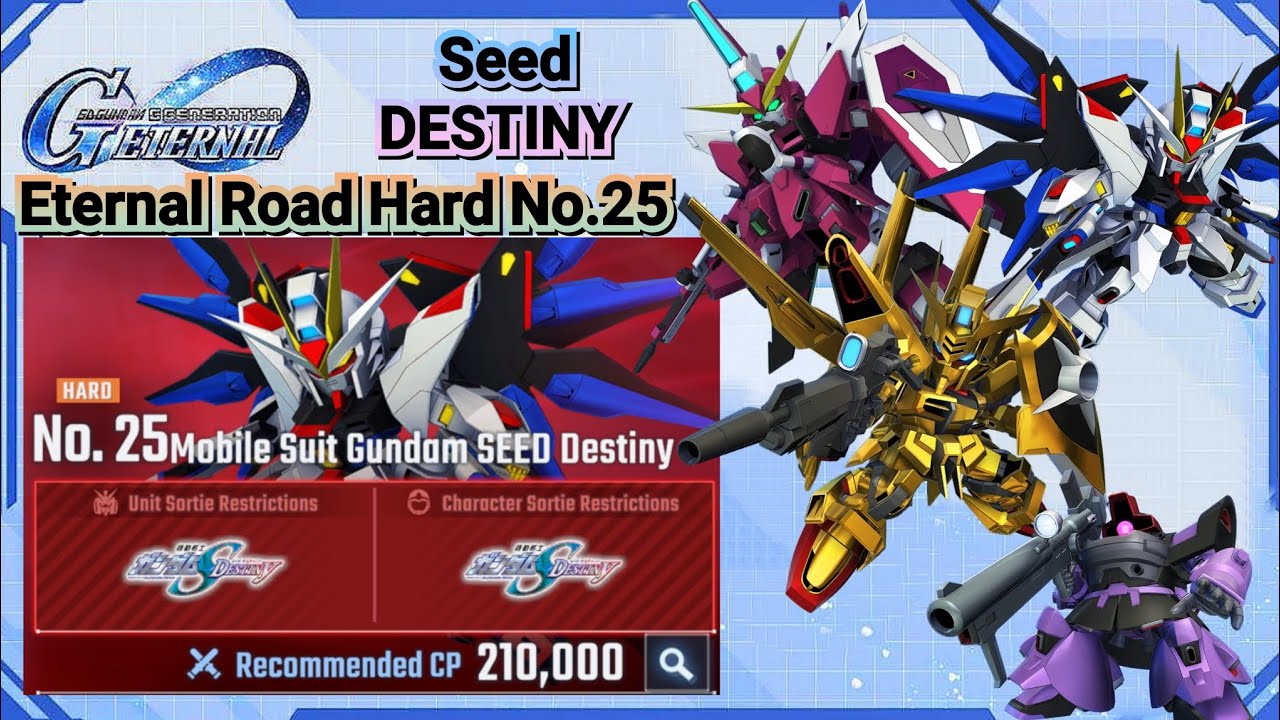 Eternal Road Hard No.25 Seed Destiny [SD-GUNDAM-G-GENERATION:ETERNAL]
