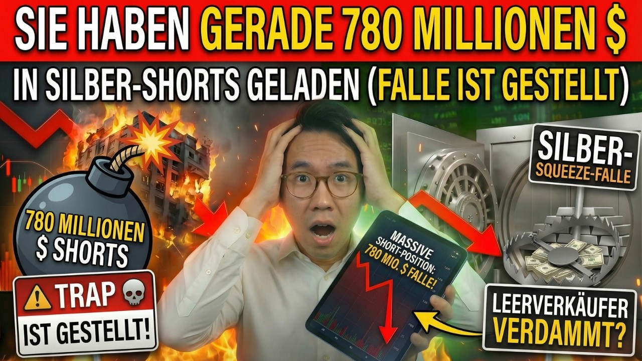 Sie haben gerade 780 Millionen $ an Silber-Shorts geladen (Falle ist GESTELLT)