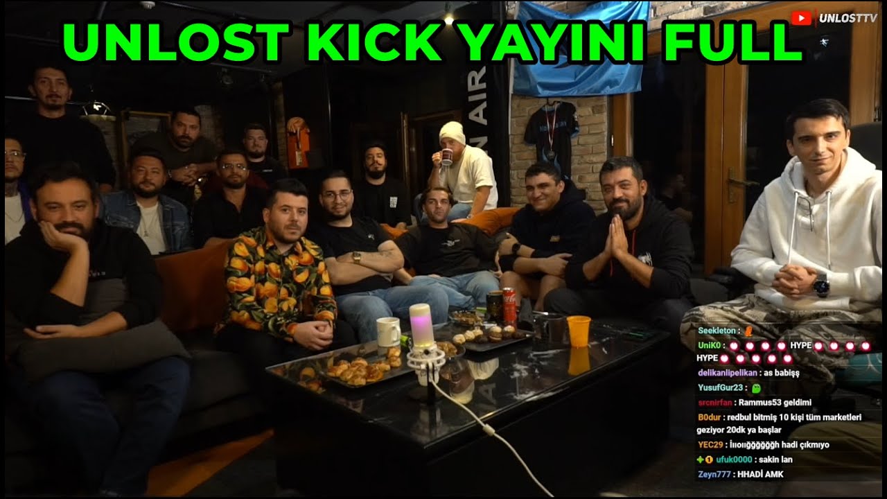 UNLOST YOUTUBE TÜRKİYE KICK YAYINI 4 SAAT FULL VERSİYON