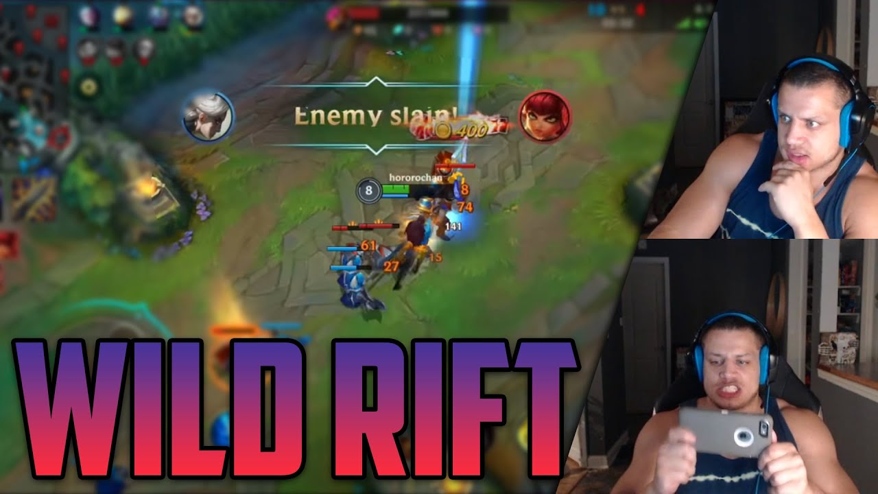 TYLER1 РЕАКЦИЯ НА WILD RIFT