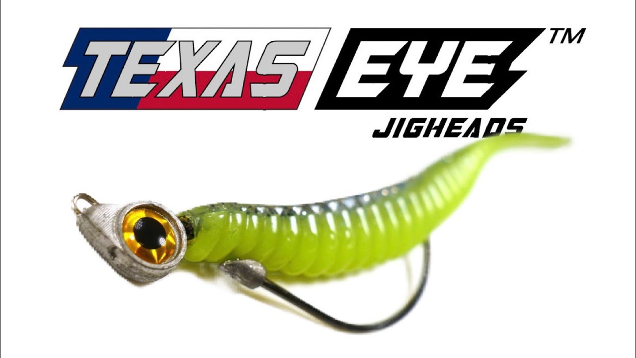 how to rig soft plastics on Texas Eye jig heads.