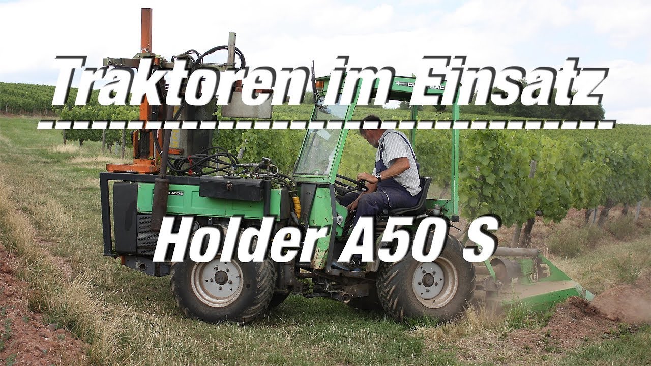 Traktoren im Einsatz: Holder A 50 S mit Laubschneider (FULL HD Film)
