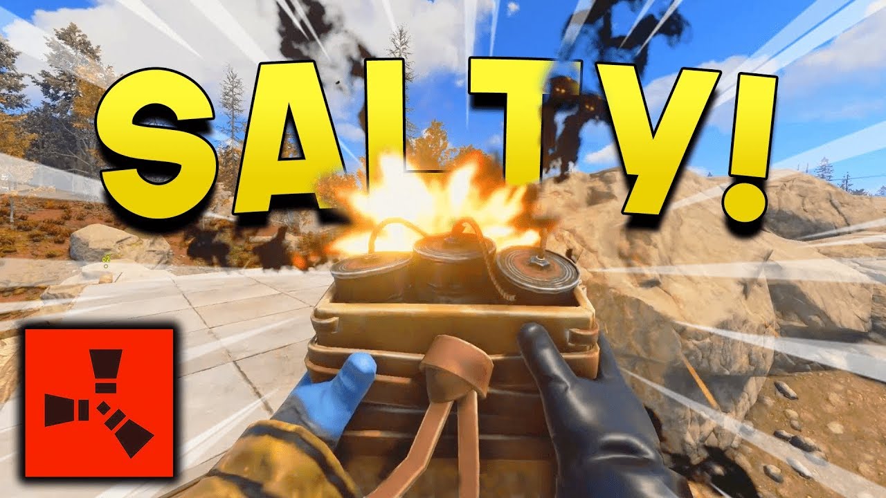 ELIMINATING SALTY KIDS! (Rust SOLO)
