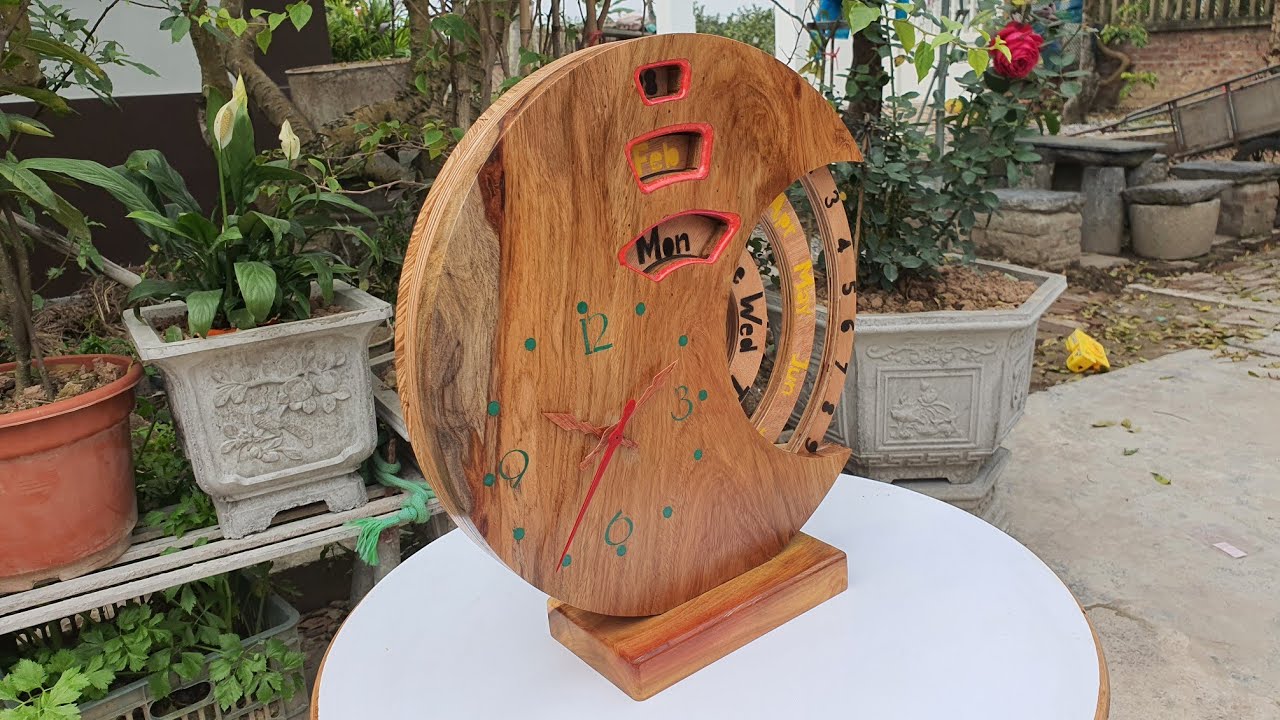 DIY Super Beautiful Perpetual Calendar Clock With Low Cost