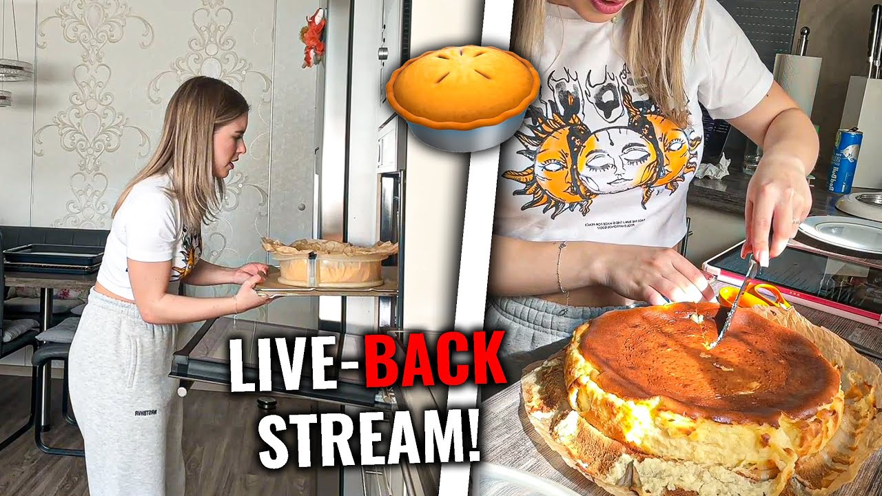 ICH BACKE EINEN KÄSEKUCHEN!😂👩🏼‍🍳 LIVE-BACKSTREAM - Itsmisabell Stream Highlights