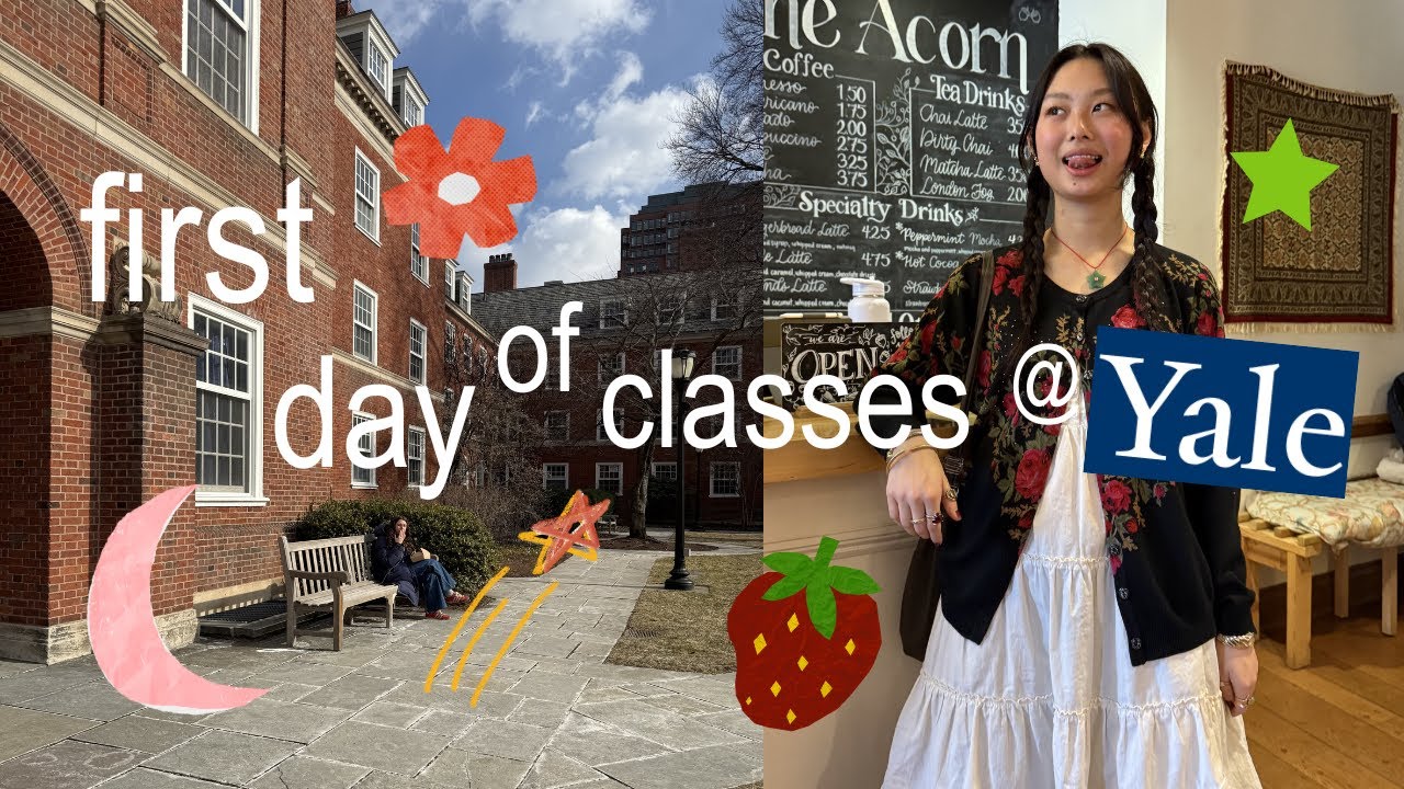 first day of classes @ yale 🌝🧺🫒 | productive study vlog, hanging w/ friends, spring semester