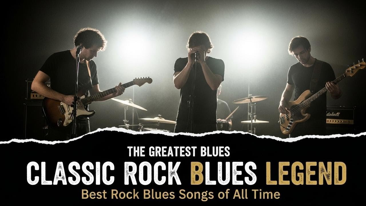 ZZ Top, Jimi Hendrix, Muddy Waters, Eric Clapton, BB King – Timeless Guitar Blues Anthems