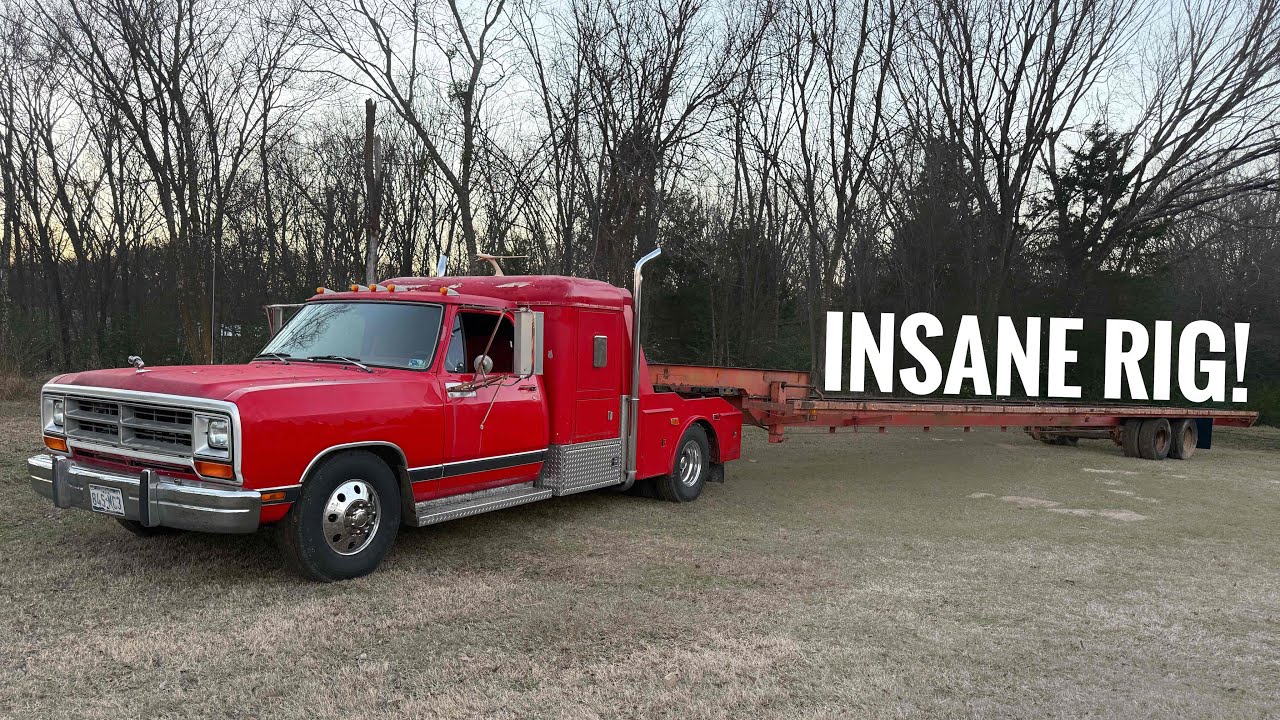 17 Years Parked… Epic Trailer Rescue For The RARE CUMMINS MINI SEMI 