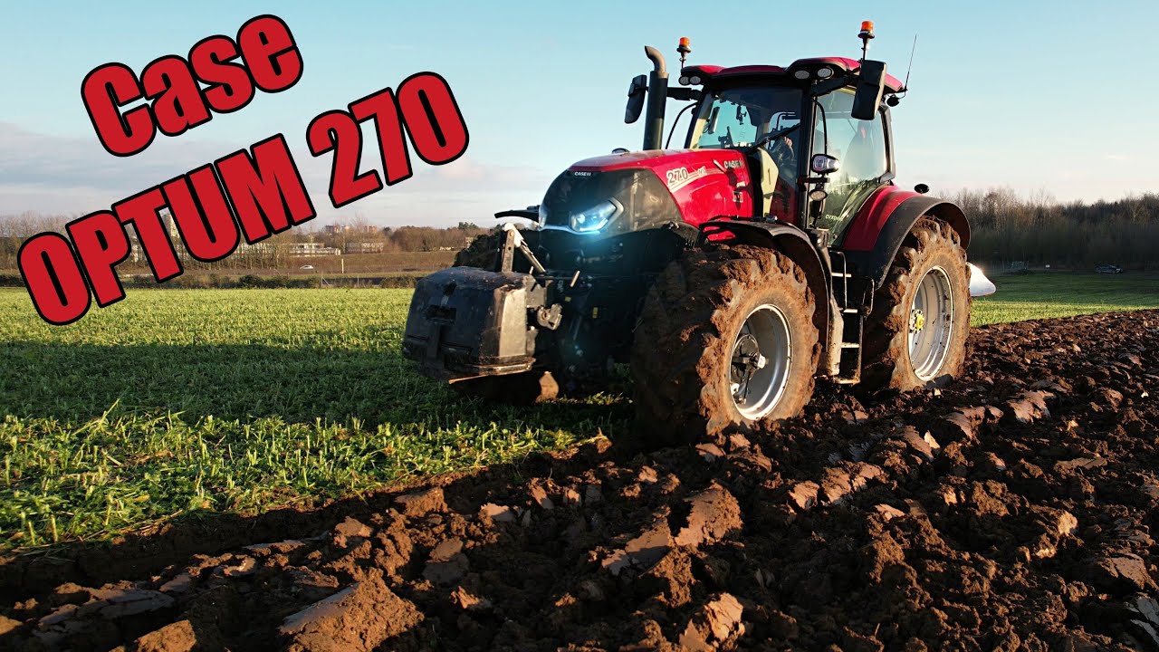 Case IH OPTUM 270 Labour automne 2023 / Lemken Juwel 8