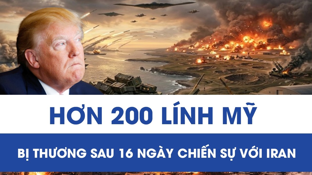 16 ngày xung đột khốc liệt với Iran, Mỹ ghi nhận hơn 200 binh lính bị thương