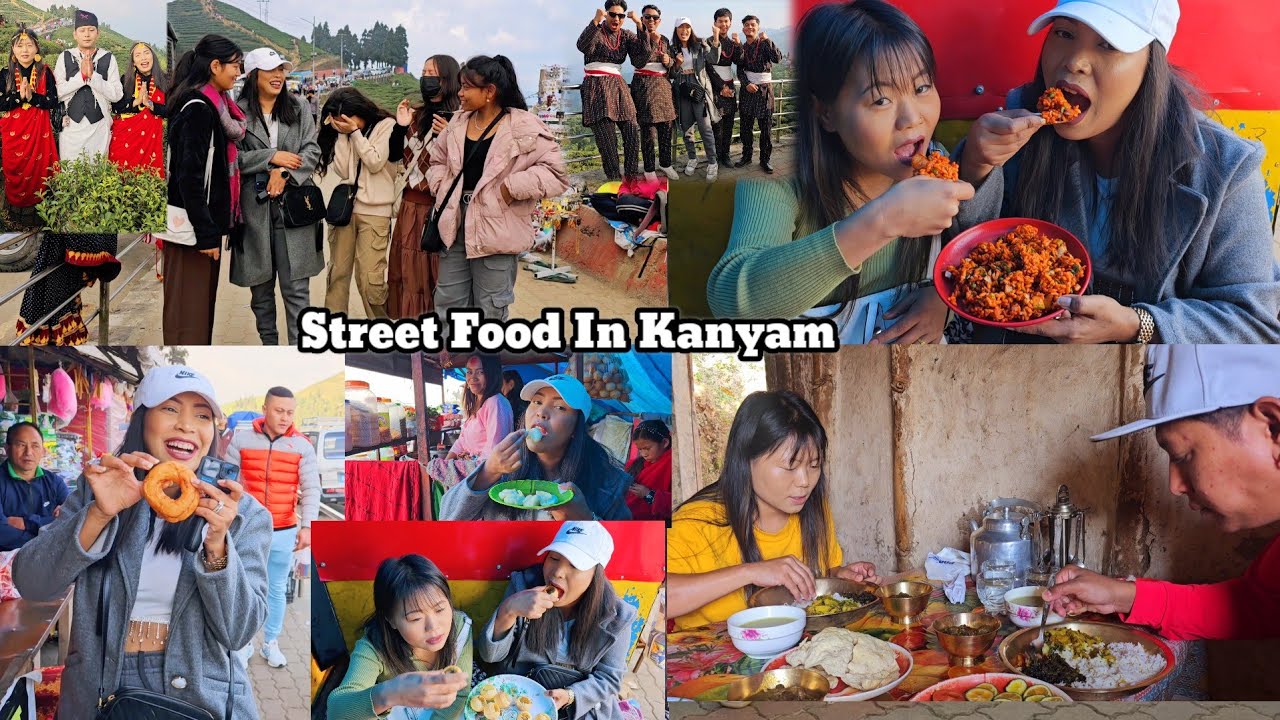 Meeting My YouTube Family/Food Hunt In Kanyam/Nepali Street Food/Chatpate , Panipuri , Donut, Mo:Mo