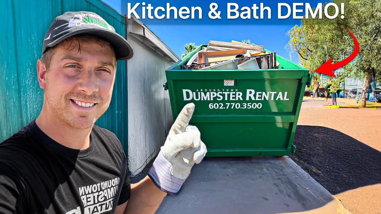 Phoenix Condo Kitchen and Bath Demo Plus Dumpsters and Junk Removal