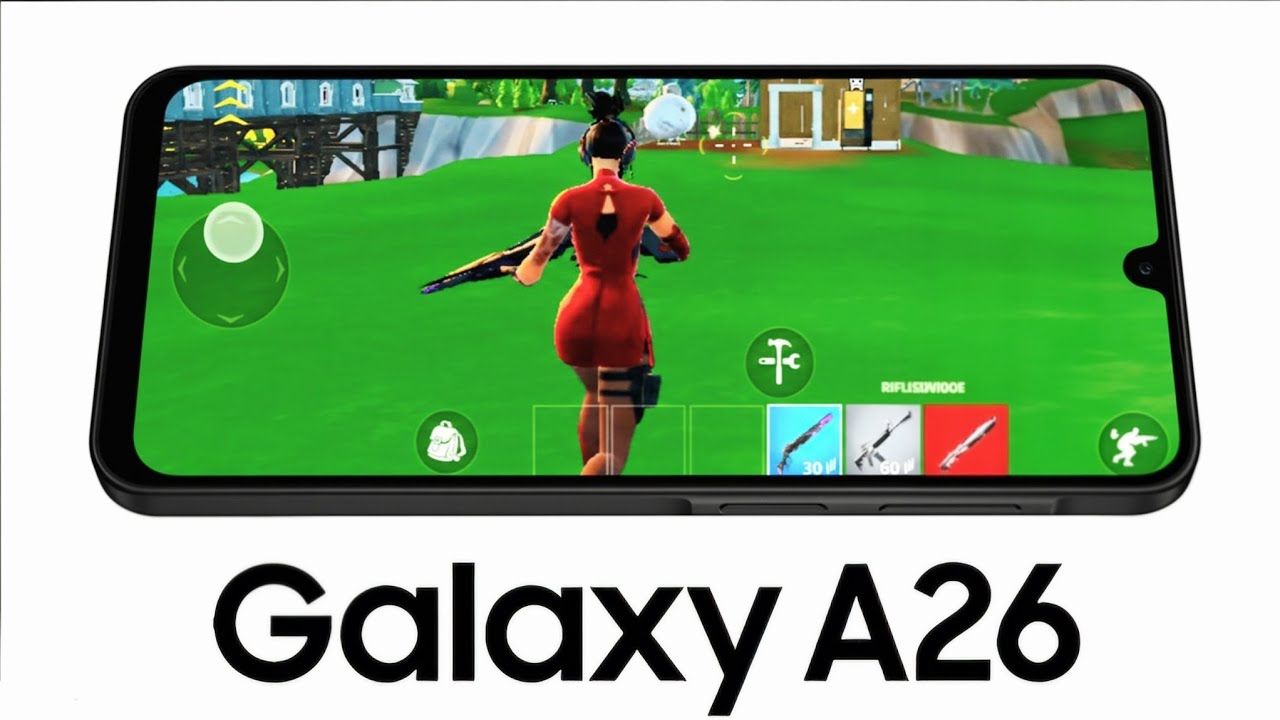 Samsung Galaxy A26 - Fortnite Gameplay - 6 GB RAM