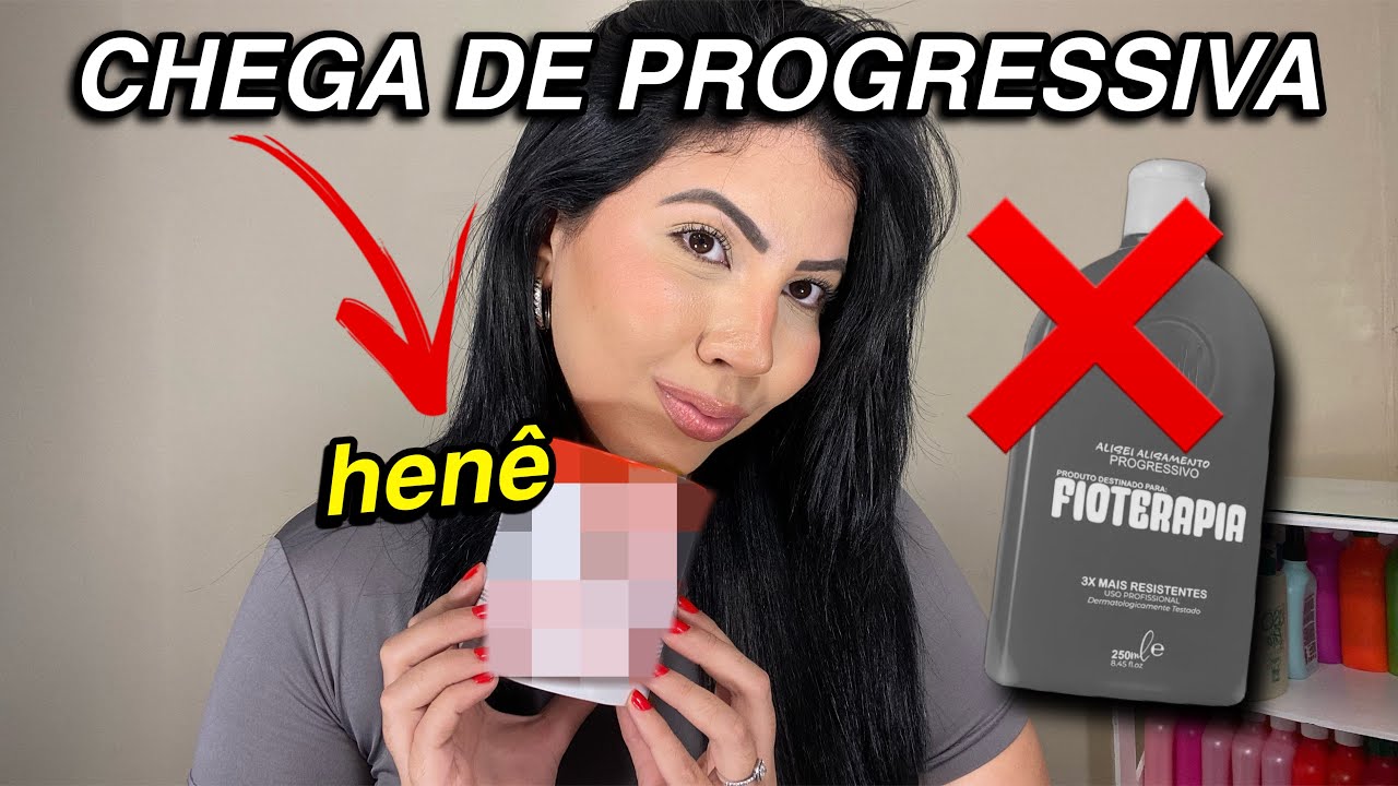 Decidi parar de usar a progressiva e voltei pro henê