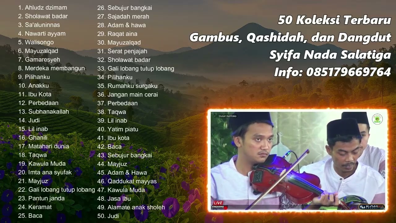 PLAYLIST 50 KOLEKSI GAMBUS, QASHIDAH, & DANGDUT TERBARU SYIFA NADA SALATIGA 2025