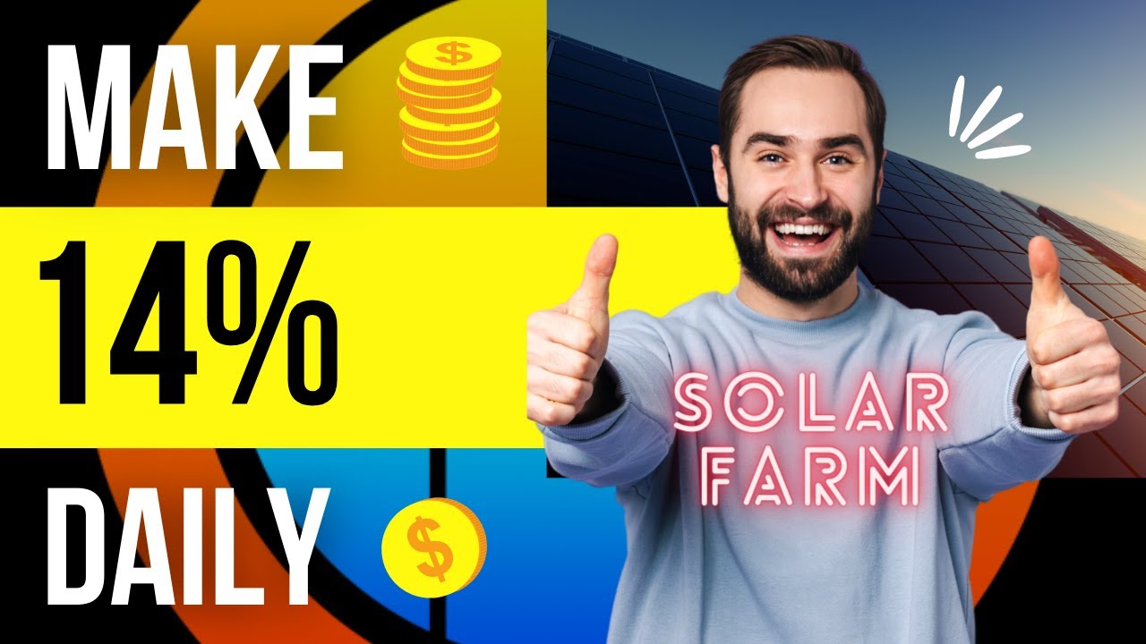 Solar Farm 14% daily Most Ecofriendly Miner - Could This Be The Future Of Mining?
