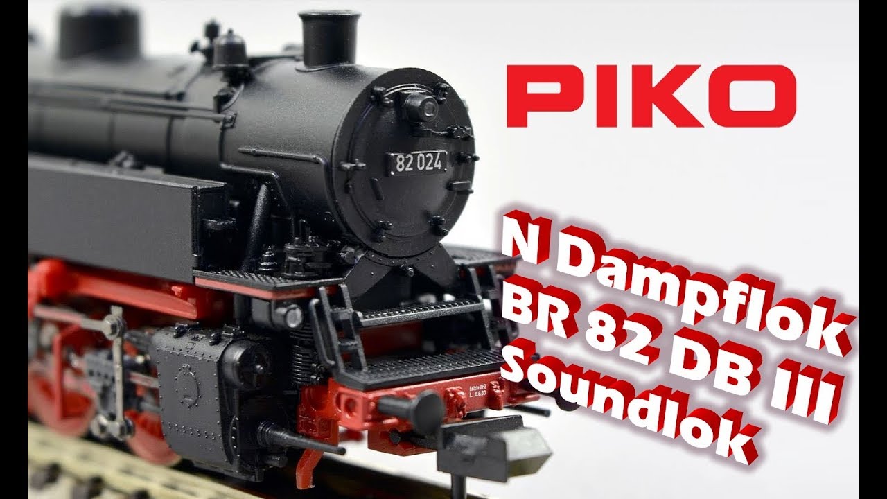 PIKO [V050] N Dampflok BR 82 DB III - Soundlok - Digitalfunktionen