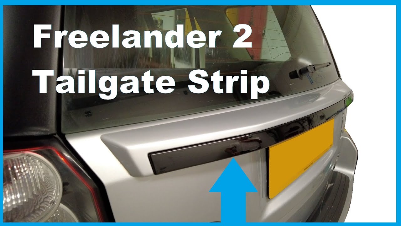 Обновление хромированной накладки на заднюю дверь багажника Land Rover Freelander 2 / LR2