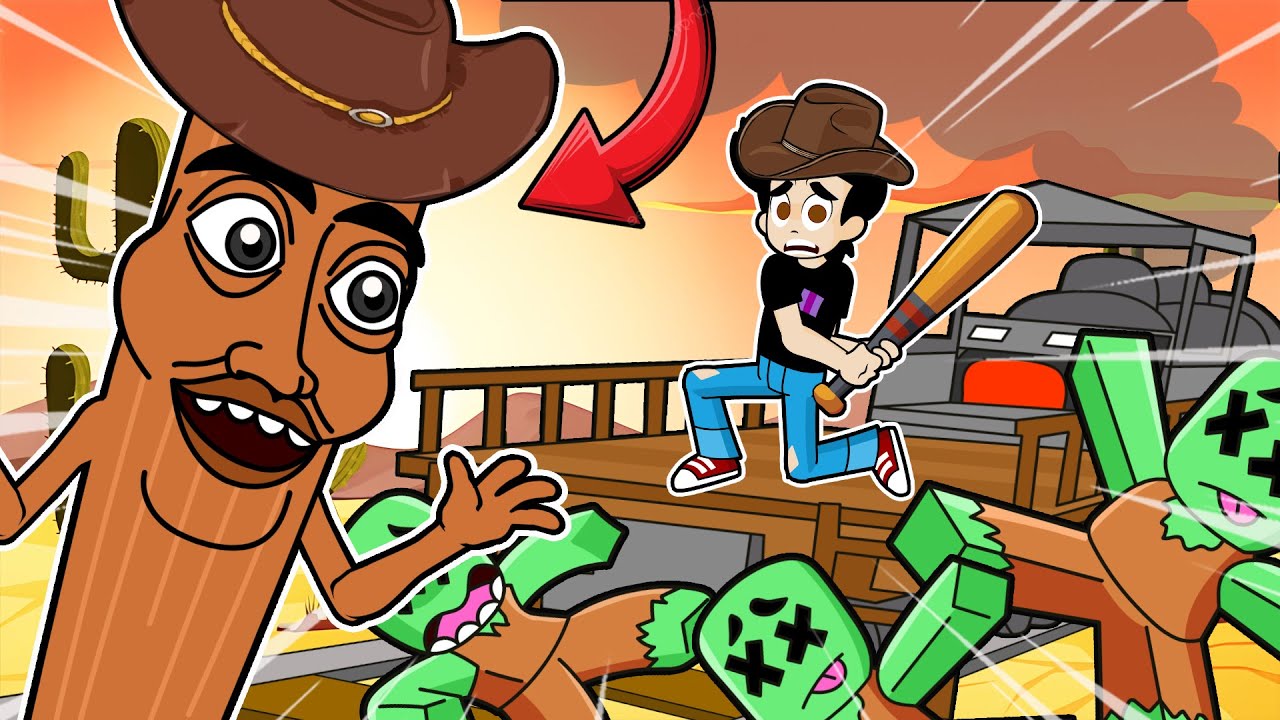 TUM TUM SAHUR VIAJA EN TREN en UN APOCALIPSIS ZOMBIE 😱