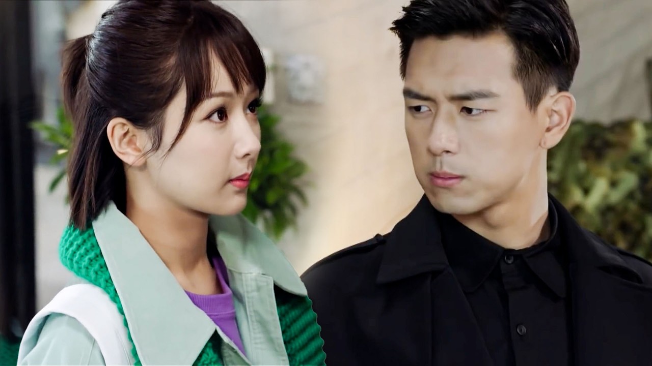 The CEO stops suddenly, making his girlfriend stumble right into his arms!
