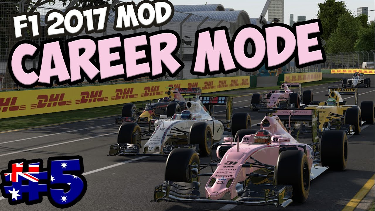 SO MUCH OVERTAKING! | F1 2017 Mod Career #5 - Australian GP