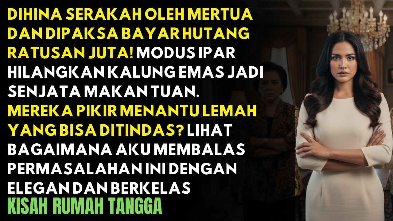 KALUNG EMAS DIHILANGKAN, AKU DISEBUT SERAKAH! AKU BUNGKAM MERTUA DAN IPAR YANG SERAKAH DENGAN...