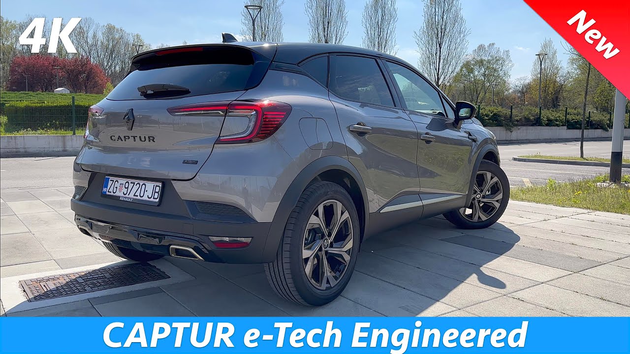 Renault Captur 2023 — ПЕРВЫЙ взгляд в 4K | e-Tech Engineered 145 (Экстерьер - Интерьер), Цена