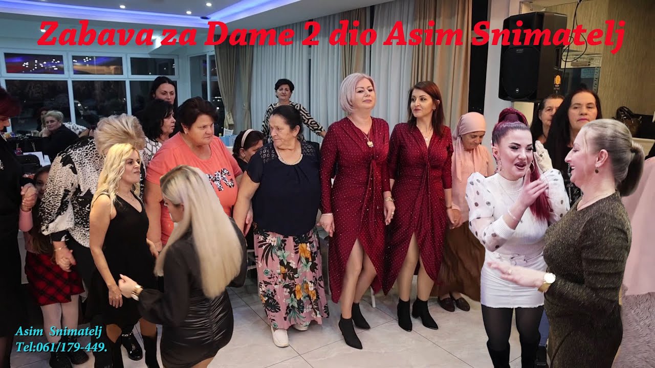Zabava 2 dio lom u Estradi Đurđevik Nuki pjeva za Najljepše Dame koje su došle same Asim Snimatelj