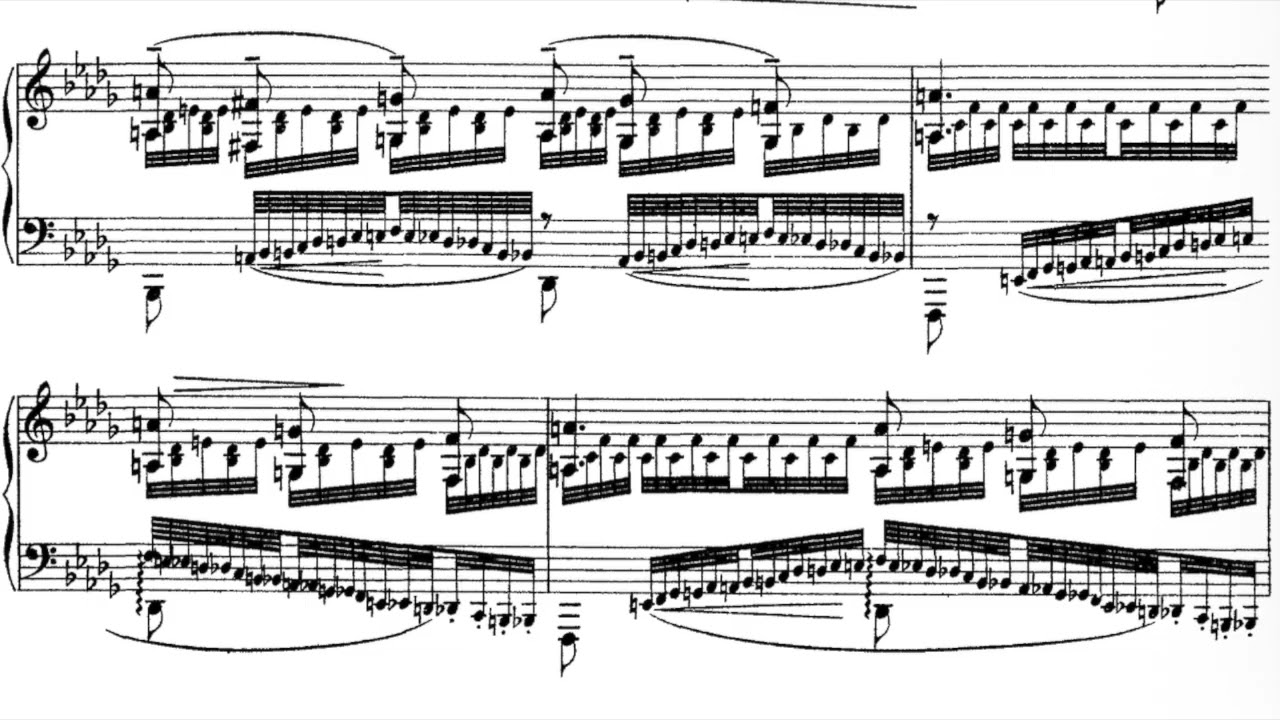 F. Liszt: Transcendental Étude No. 12 