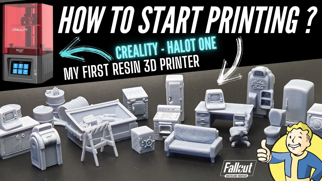 Resin 3d Printer - How to start, make supports, holes and why to hollow.